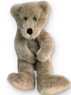 Boyds Bears Taupe Plush Teddy with Black Nose and Tan Paws